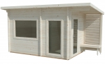 Saunahaus 6,8m² / 44-2-Raum Ausstellungsstück